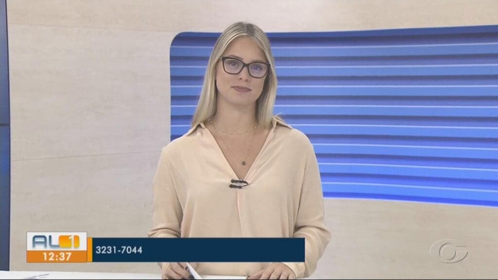 Sofia Sepreny apresenta o Bom Dia alagoas - Foto: Reprodução/Internet
