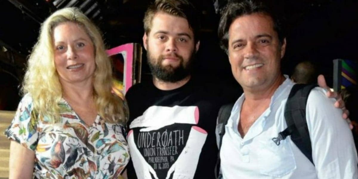 Vera Fischer e Felipe Camargo com o filho, Gabriel (Foto: Reprodução/EXTRA)