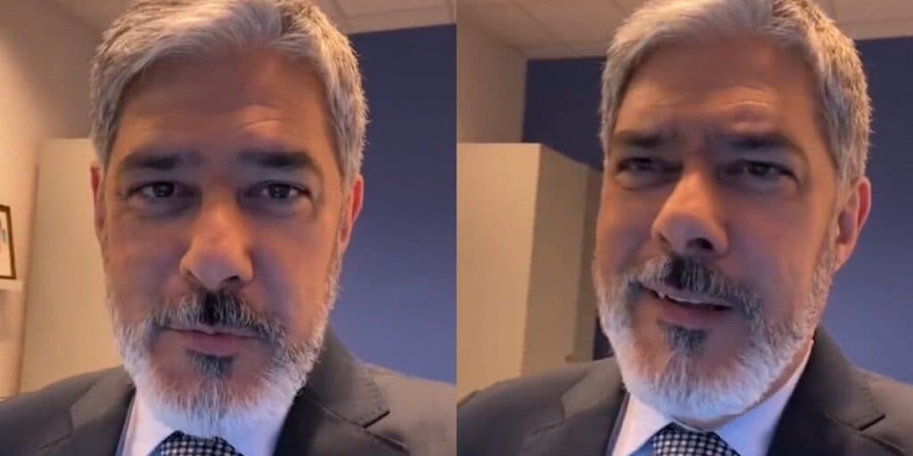 Notícia aponta morte de William Bonner, apresentador entra ao vivo e ironiza: “Lamento”