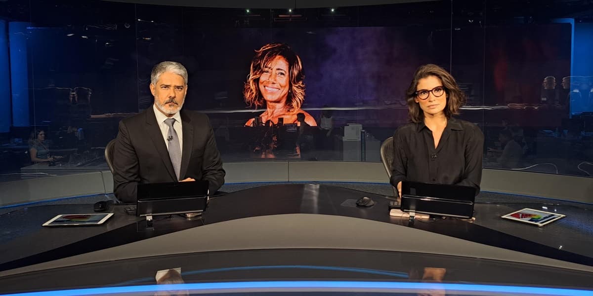 William Bonner, Renata Vasconcellos, Glória Maria