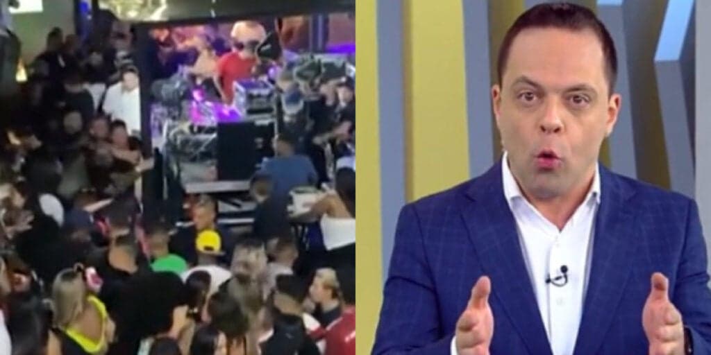 Pancadaria: Record transmite momentos de terror com show chegando ao fim por barraco generalizado