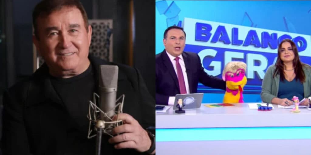 Fabíola Reipert vaza na Record relação discreta de Amado Batista com pessoa 50 anos mais jovem que ele
