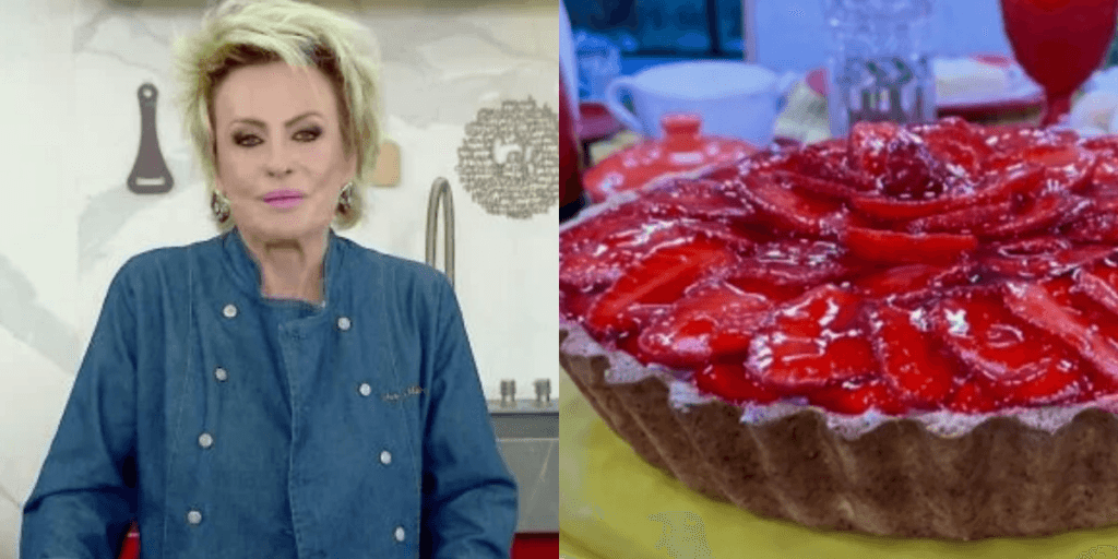 Deliciosa torta de morango da Ana Maria de um jeito simples e prático de fazer