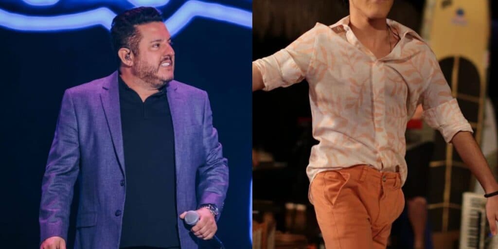 Tente não sorrir ao ver o filho de Bruno, dupla de Marrone, que cresceu e está com vozeirão