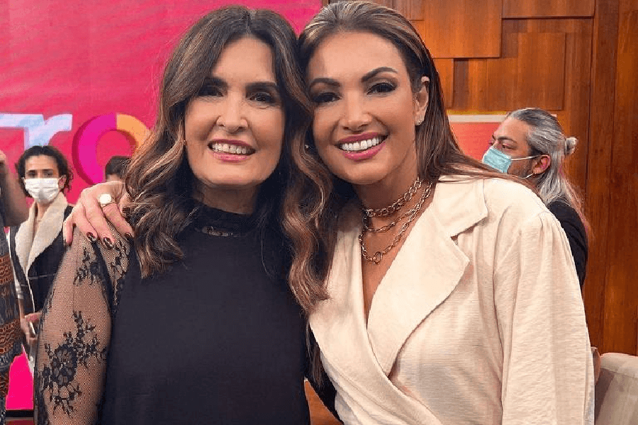 Fátima Bernardes ao lado de Patrícia Poeta, no 'Encontro', da Globo (Foto: Reprodução/ Internet) Fátima Bernardes ao lado de Patrícia Poeta, no 'Encontro', da Globo (Foto: Reprodução/ Internet)