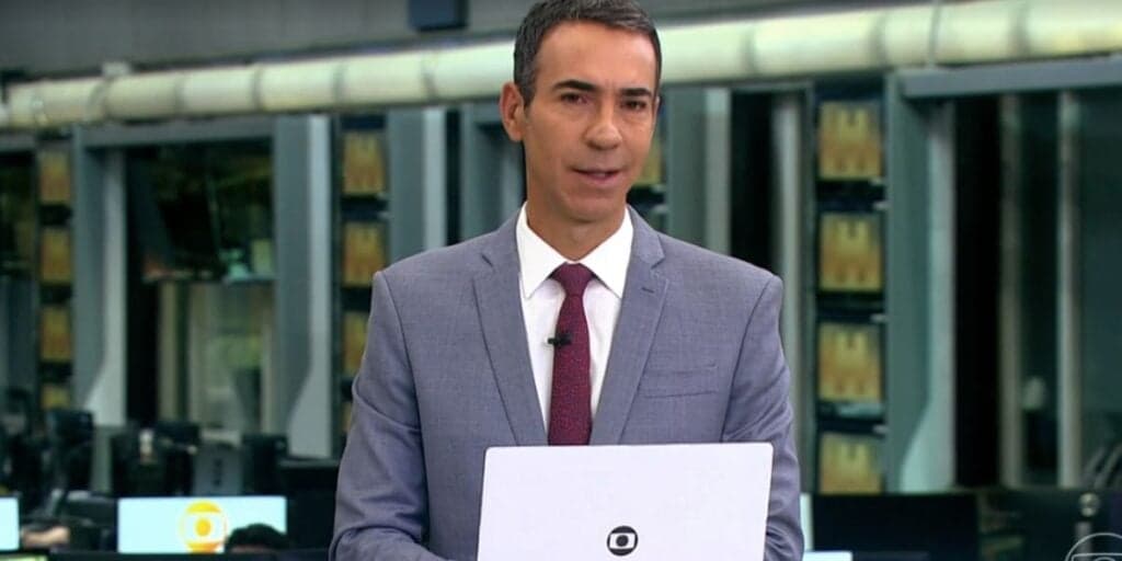 César Tralli perde o controle no Jornal Hoje diante do que precisa lidar e detona:  "Está se aproveitando"