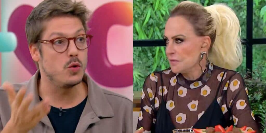 Fábio Porchat choca Ana Maria ao assumir que ficou empolgado com técnica de homem: "Pegou na minha virilha"