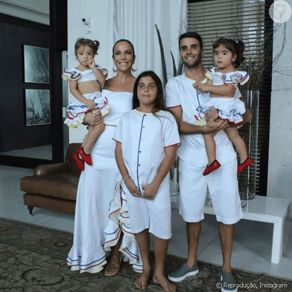 Ivete, Daniel Cady e os filhos (Foto: Reprodução/ Instagram) Ivete, Daniel Cady e os filhos (Foto: Reprodução/ Instagram)