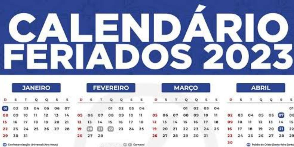 Calendário de Feriados (Foto:Reprodução/Melhores Destinos)
