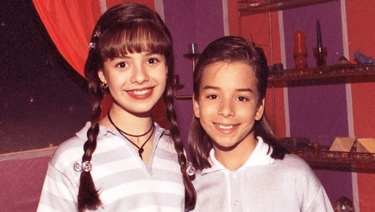 Sandy e Júnior quando era crianças (Foto: Reprodução/ Internet)
