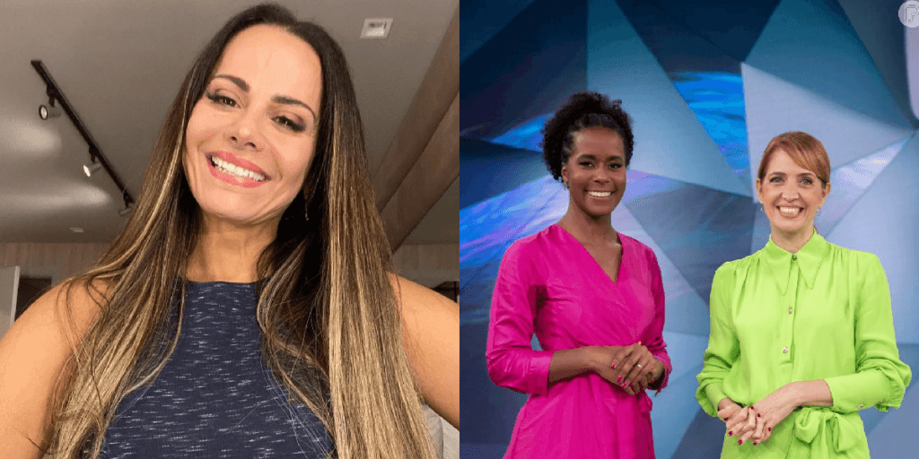 Viviane Araújo vira notícia no Fantástico e divulga vídeo de Maju e Poliana Abritta: "Ideal para decisão"