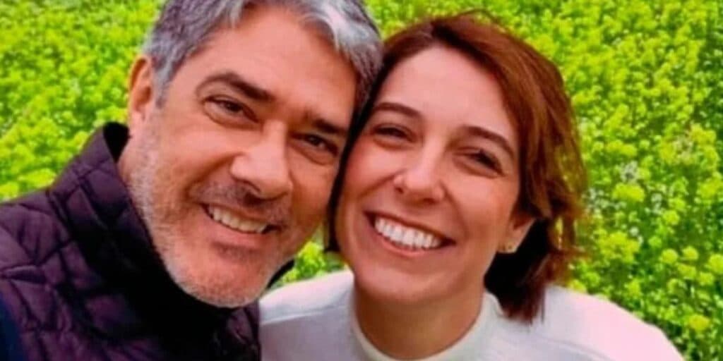 William Bonner é exposto pela própria esposa, Natasha Dantas (Foto: Reprodução / Instagram)