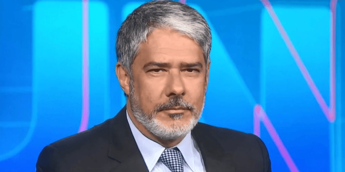 William Bonner sob comando do 'Jornal Nacional', na Globo (Foto: Divulgação)