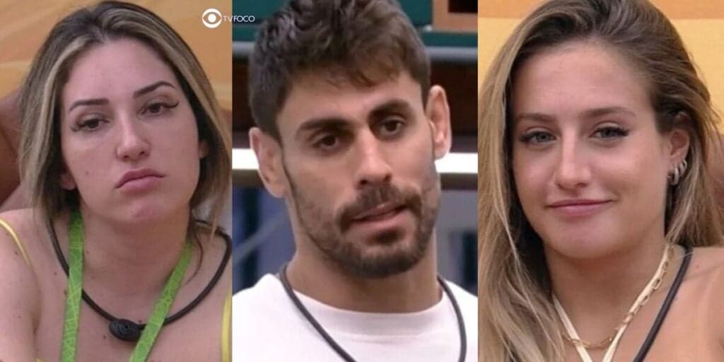 BBB23 - A cara de nojo de Amanda ao ver as carícias entre Bruna Griphão e Cara de Sapato