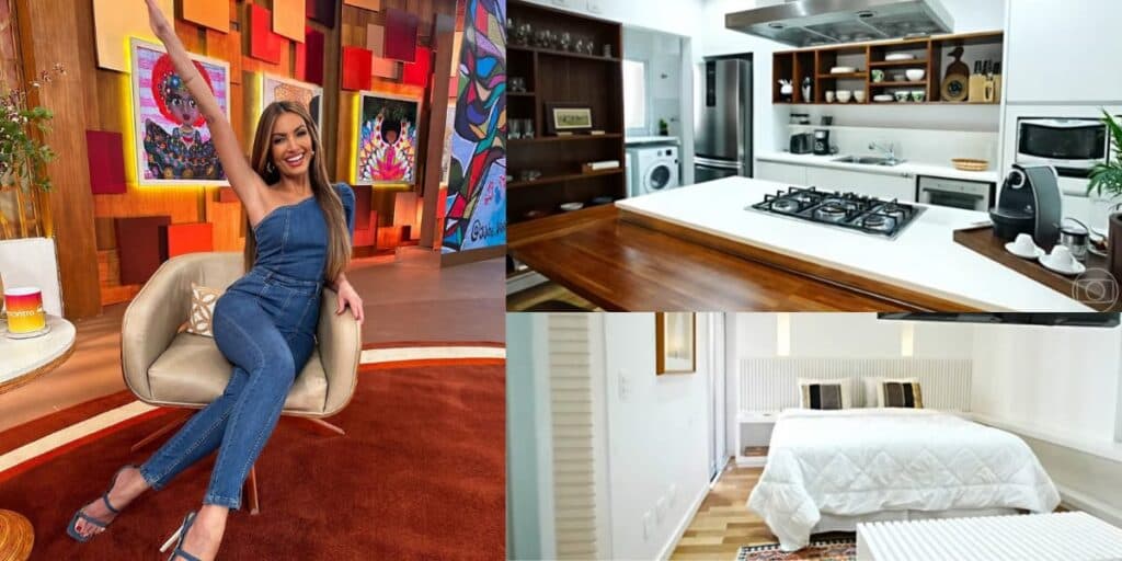 Cozinha moderna, em frente ao mar e milionário: os apartamentos absurdos de Patrícia Poeta
