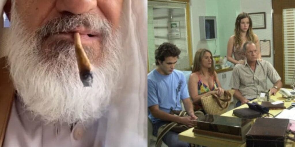 Ator da Globo de 72 anos choca ao surgir usando droga, faz plantação e revela: "A maconha me salvou"