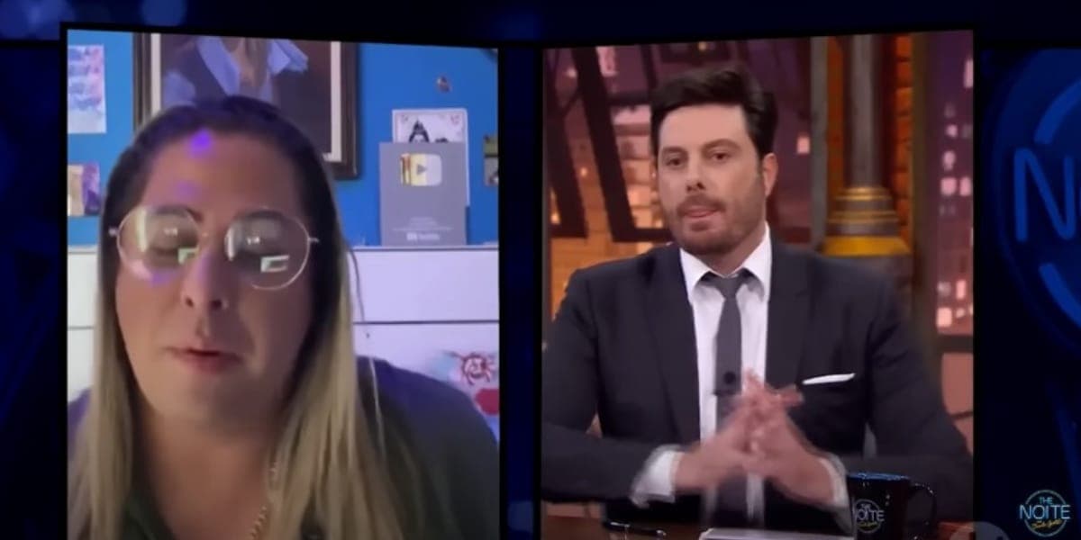 Ciago Iago expôs que o nome do qual falou não se referia a ninguém do SBT (Reprodução: The Noite/ SBT)