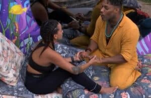 Domitila Barros e Fred Nicácio no BBB23 (Foto: Reprodução / Globoplay)