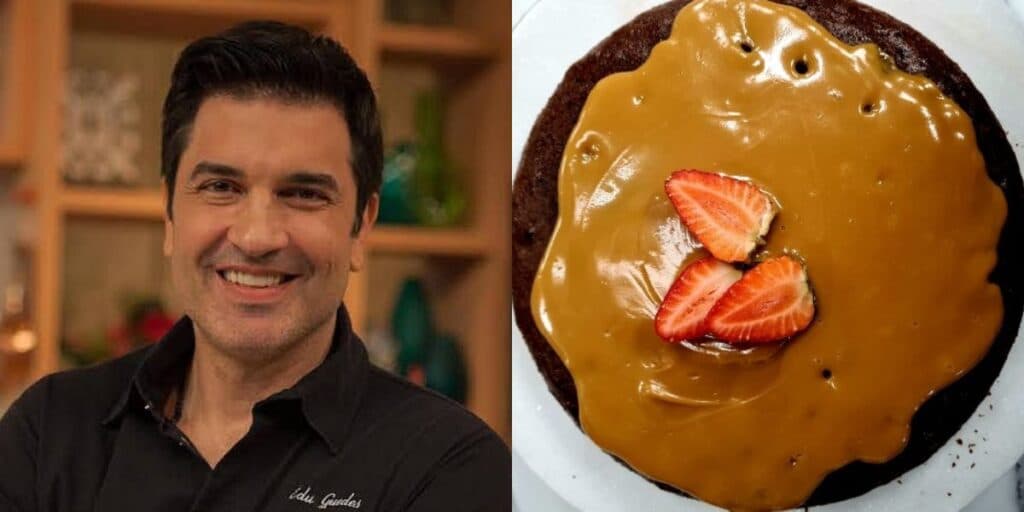 Receita: o bolo delicioso de Edu Guedes que usa só a frigideira e é feito em poucos minutos
