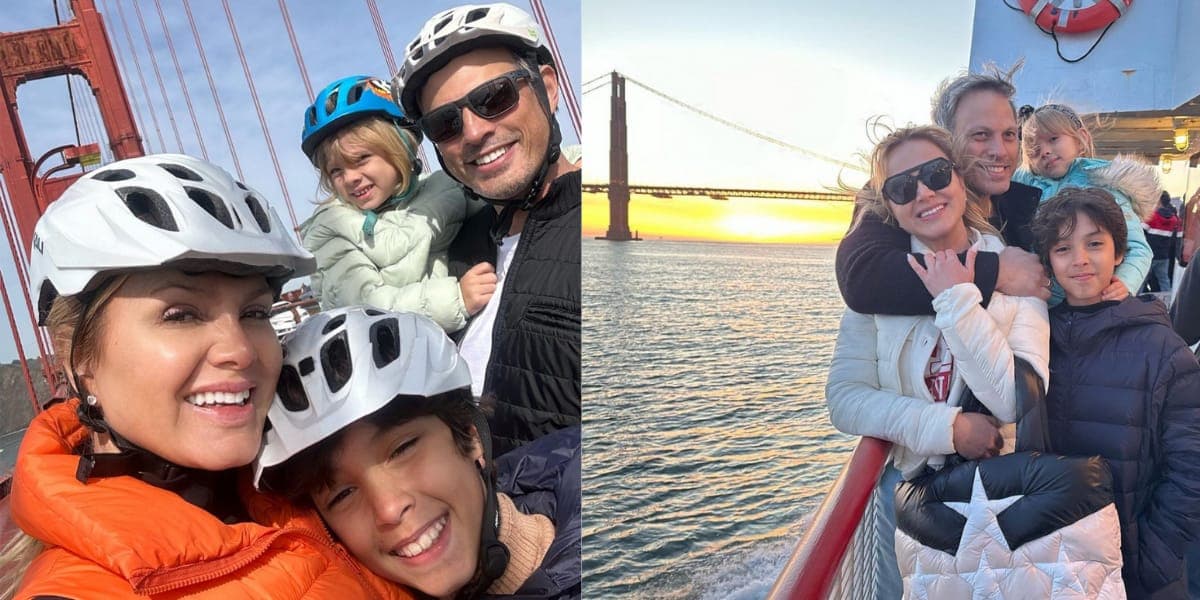 Eliana junto com sua família na viagem de férias (Reprodução: Instagram)