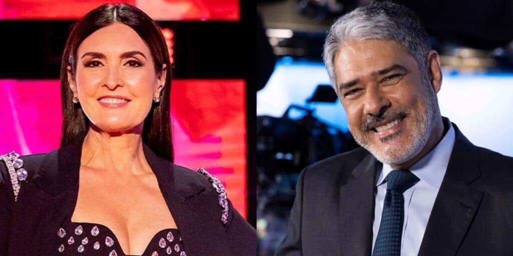Fátima Bernardes surge no Jornal Nacional, tem foto abraçada com Bonner e momento é exposto: “Reencontrar”