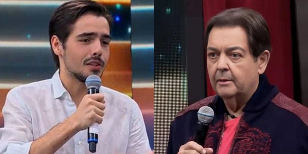 Filho de Faustão descobre ao vivo que vai ter um filho e notícia deixa pai em choque: "Você tem 19 anos"