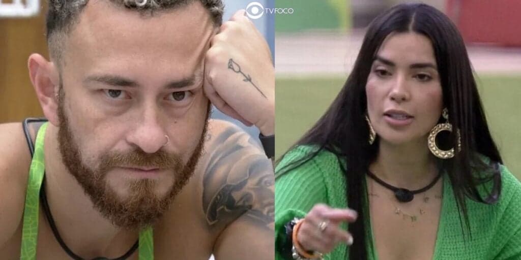 BBB23 - Fred aponta sinal suspeito em Dania Mendez e entra em paranoia: "É sobre a Larissa"