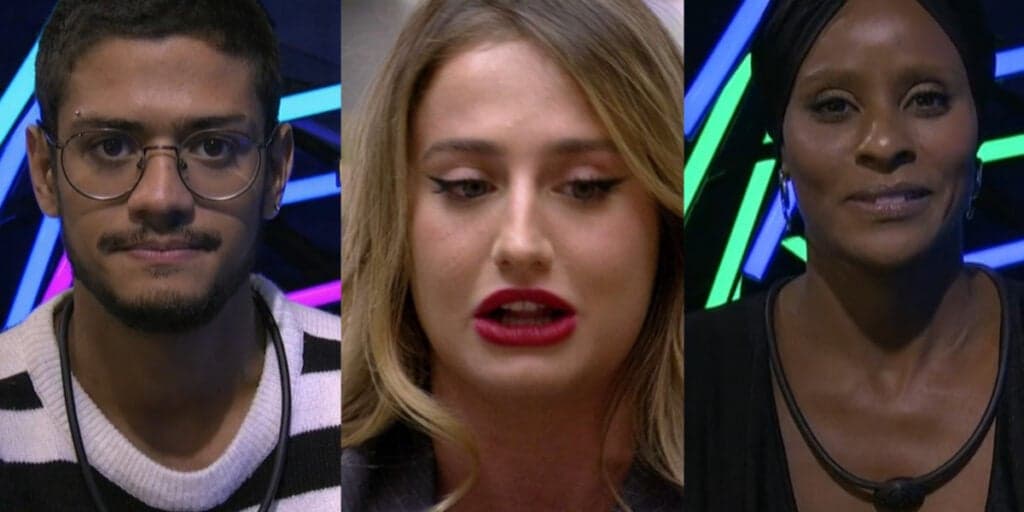 Enquete BBB23 - Aline, Bruna e Gabriel estão no paredão; vote em quem você quer que saia!