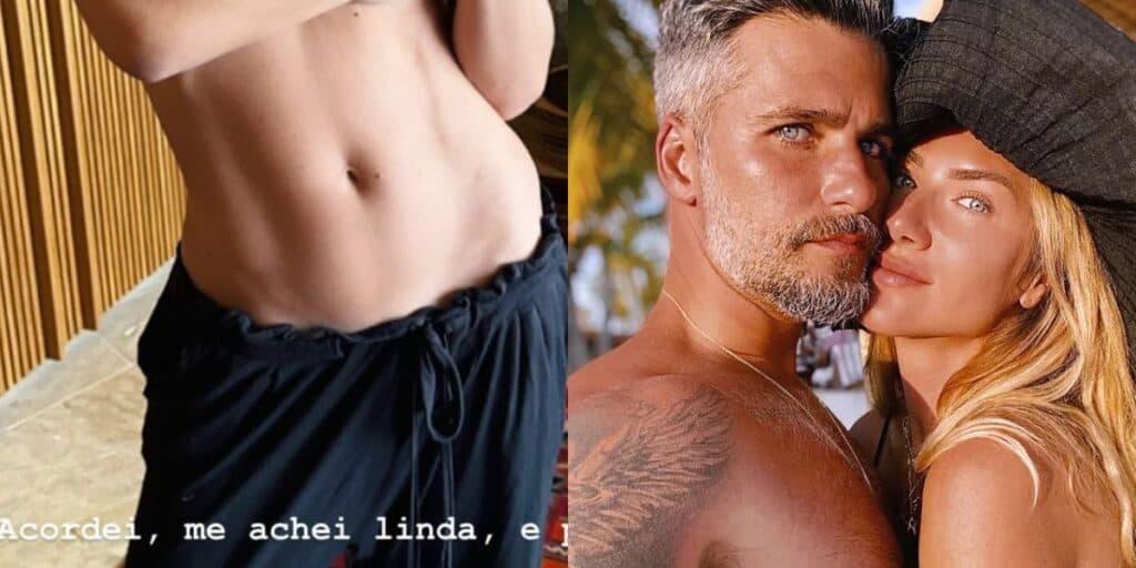 Giovanna Ewbank arranca o sutiã e divulga foto com topless mostrando corpão de arrancar o fôlego