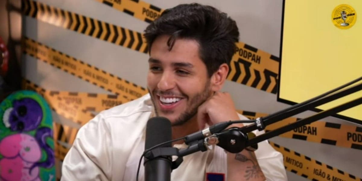 Guilherme, da dupla com Hugo, no "Podpah" (Foto: Reprodução/YouTube)