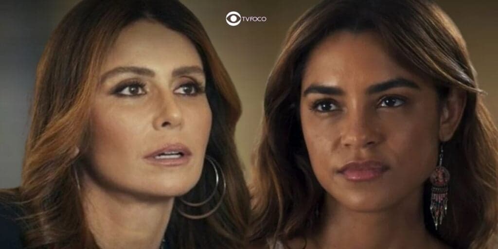 Travessia - Após descobrir que Brisa não é mãe biológica de Tonho, Helô desvenda mistério da mocinha