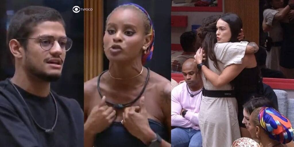 BBB23 - Enquanto 'Plantas' reagem e barraco explode, Domitila destrói 'Discórdia' com clima de paz e amor