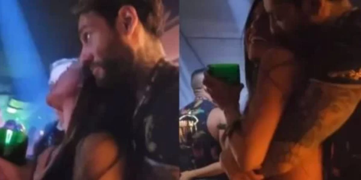Lucas Lucco foi flagrado em momento íntimo com nova relação (Reprodução: Montagem TV Foco) Lucas Lucco foi flagrado em momento íntimo com nova relação (Reprodução: Montagem TV Foco)