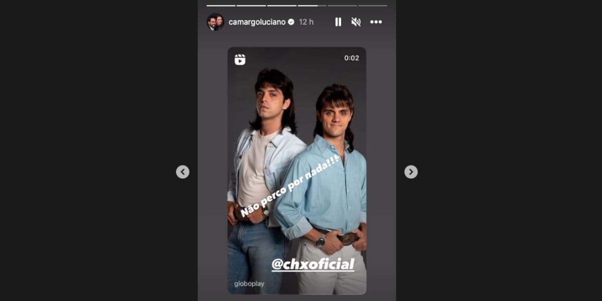 Luciano Camargo fala sobre série de Chitãozinho e Xororó (Foto: Reprodução / Instagram) 
