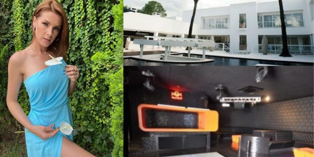 8 suítes, piscina absurda e balada: a mansão de Ana Hickmann é uma das mais absurdas