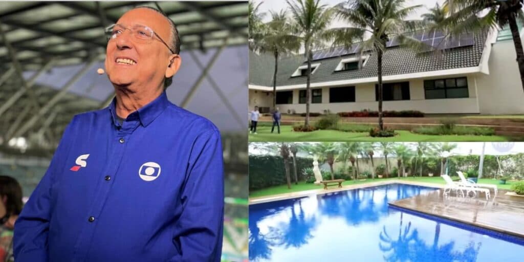 Carro de Fórmula 1, cinema e milionária: a mansão de Galvão Bueno é de cair o queixo