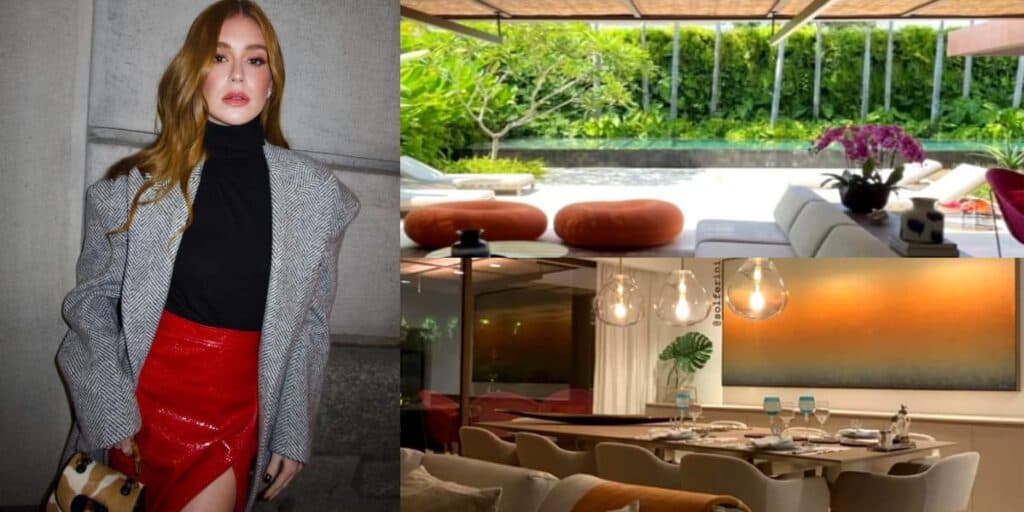 Piscina gigante, decoração de R$45 mil e rodeada por verde: a linda mansão de Marina Ruy Barbosa