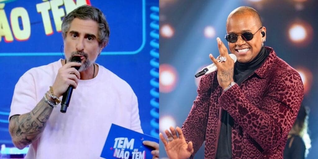 Marcos Mion provoca Léo Santana no Caldeirão, leva a pior e fica ‘incrédulo’ com resposta: “Não acredito”