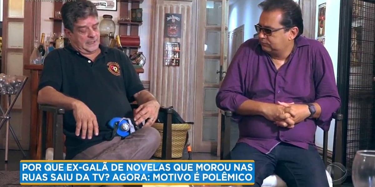 Ex-ator da Globo falou com vive hoje - Foto: Reprodução/Record Ex-ator da Globo falou com vive hoje - Foto: Reprodução/Record