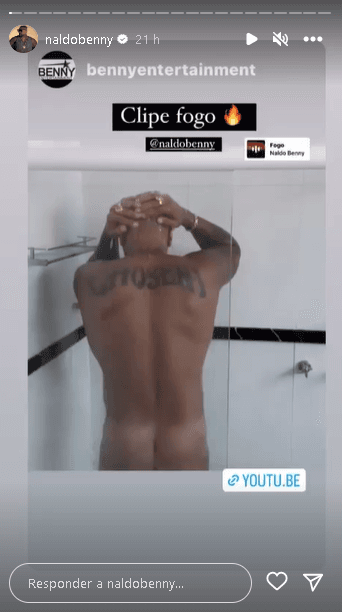 Naldo Benny voltou a ser assunto e dessa vez por mostrar o bumbum (Foto: Reprodução/ Instagram) Naldo Benny voltou a ser assunto e dessa vez por mostrar o bumbum (Foto: Reprodução/ Instagram)