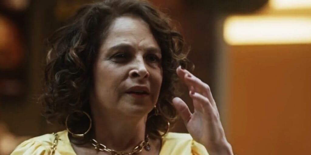 Travessia - Núbia dá uma rasteira em Ari e devolve ações nas mãos de Guerra: "Não precisa me enxotar"