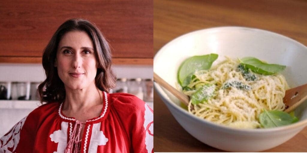 Macarrão com abobrinha e hortelã prático, baratinho e super fácil de fazer da Paola Carosella