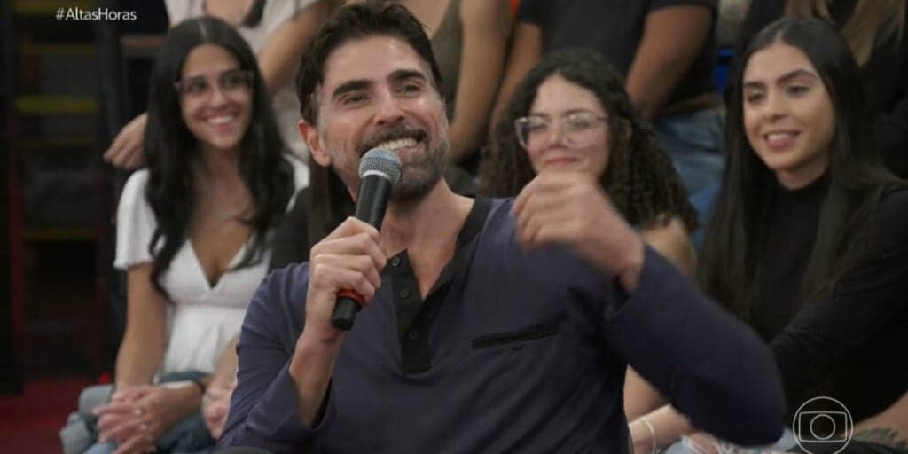 Reynaldo Gianecchini assume amor no Altas Horas e público surta com quem é: "Eu sou apaixonado"