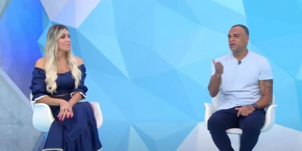 Renata Fan entrega o que ouviu de Denílson antes de entrar no ar na Band: "Querendo me desestabilizar"