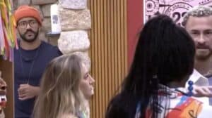 BBB23: Ricardo ouve revelação grave de Fred (Foto: Reprodução / Globoplay)