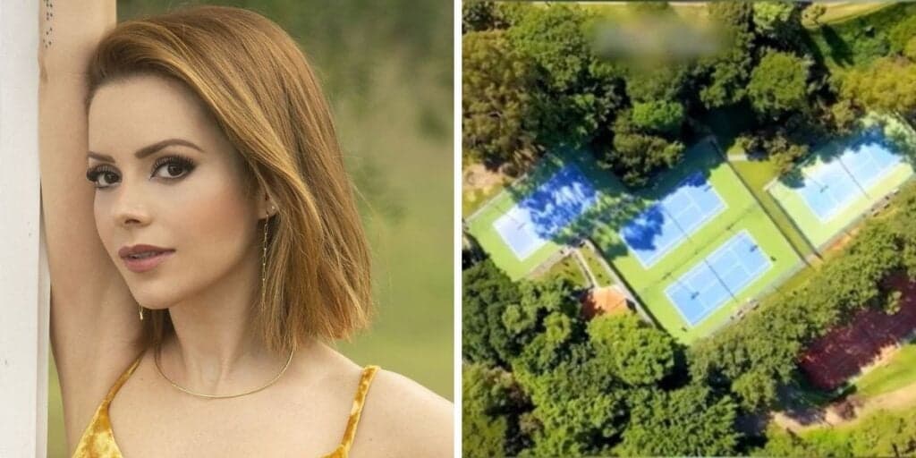 Estúdio próprio, condomínio de luxo e rodeada por verde: a mansão discreta onde Sandy e Lucas Lima vivem