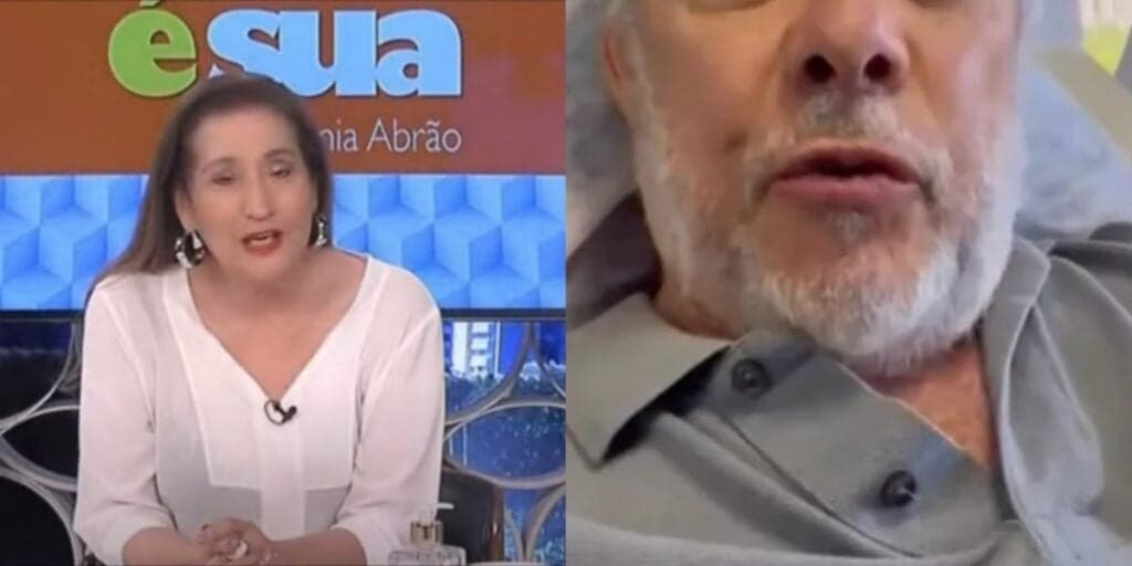 Aos 73 anos, José Mayer aparece em maca no programa de Sonia Abrão e manda recado: "Eu estou cancelado"