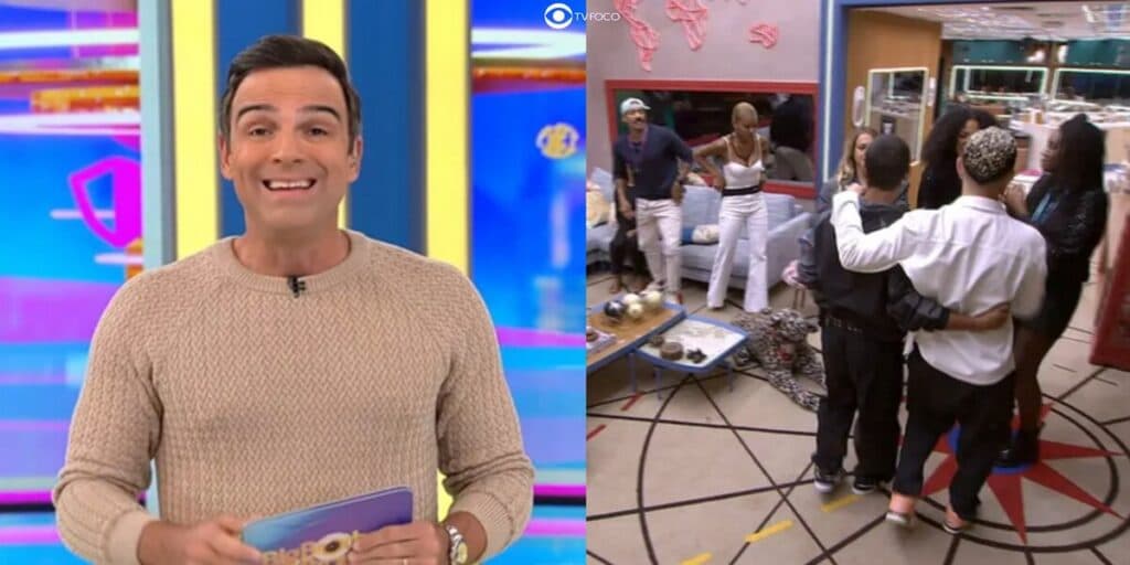 BBB23 - Tadeu Schmidt 'sobe o tom' e é acusado por brother de enviar recado ao vivo: "Se perdeu um pouco"