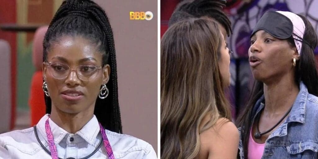 BBB 23 - Tina fica cara a cara com Key após barraco no reencontro e diz o que ela fez fora das câmeras