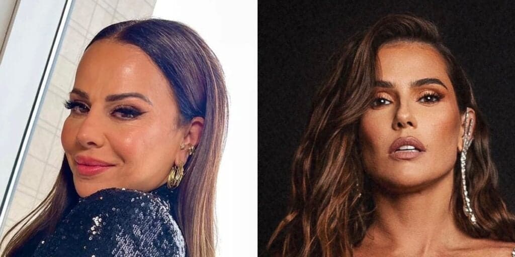 Na TV, Viviane Araújo é confrontada sobre Deborah Secco após puxada de tapete, dá recado e dispara: “Falo por mim”